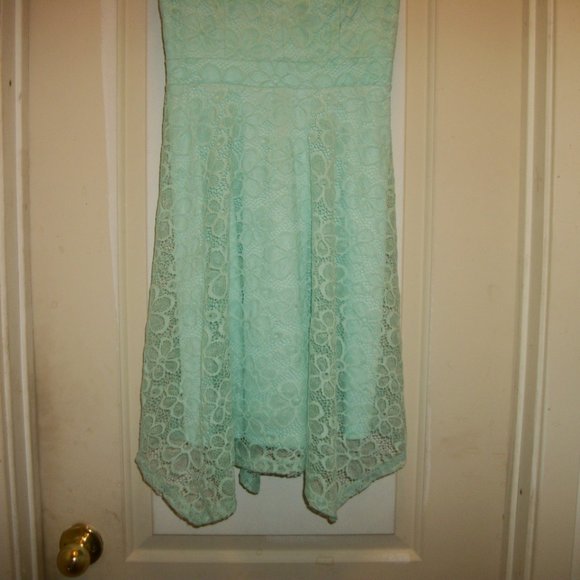 BALLETCORE LOVELY IN LIME LACE ROMANTIC DRESS 6 - Picture 3 of 6